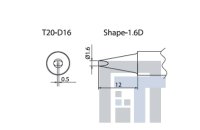 Hakko T20-D16 Shape-1.6D