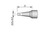 Наконечник клиновидный AiXun C210-021 0,6 х 0,3 мм