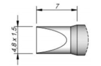 Наконечник клиновидный AiXun C245-908 4,8 х 1,5 мм