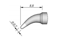 Наконечник конический AiXun C210-004 0,7 мм (изогнутый)