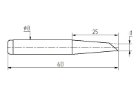 Паяльная насадка Магистр МL25-DB-25, 2.5mm