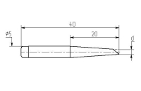 Паяльная насадка Магистр МN20-DВ-11, 0.8mm