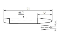 Паяльная насадка Магистр МP12-DA-11, 0,8mm