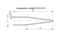 Вольфрамовый электрод Магистр V 0,5 30-20.01 (3шт)