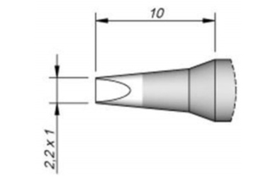 Наконечник клиновидный AiXun C245-907 2,2 х 1,0 мм