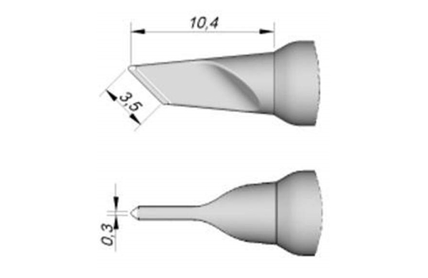 Наконечник ножевидный AiXun C245-789 3,5 х 0,3 мм