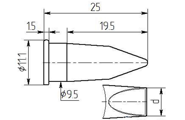 Паяльная насадка Магистр LHT20-DВ-03, 3.5mm