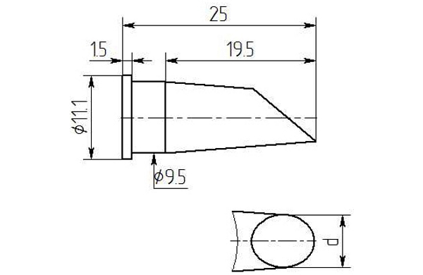 Паяльная насадка Магистр LHT20-DВ-04, 4.5mm