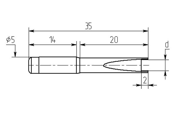 Паяльная насадка Магистр М20-DF-02, 2,0mm