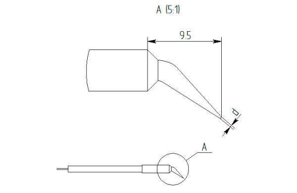 Паяльная насадка Магистр MG11-DN-004, 0.4mm