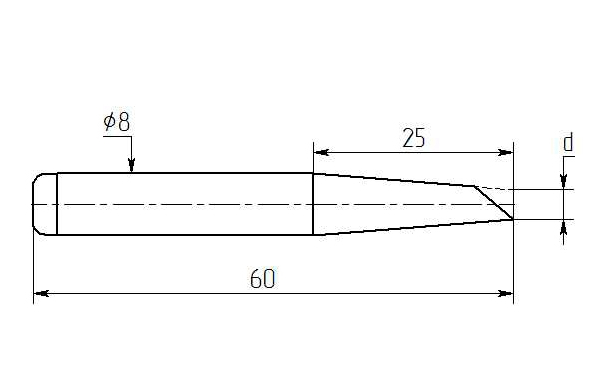 Паяльная насадка Магистр МL25-DB-65, 6.5mm