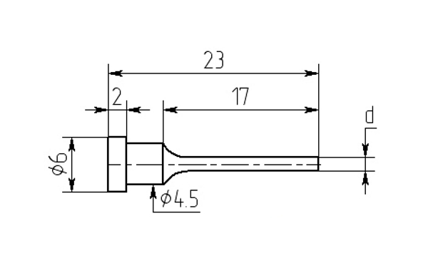 Паяльная насадка Магистр MW17-Z-2.0, 2,0mm